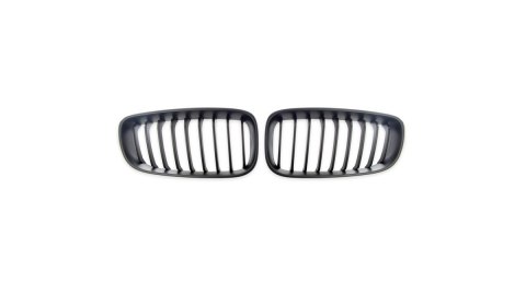 Grill BMW 3 F34 pojedyncze żeberka Matt Black