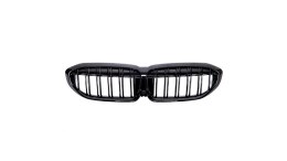 Grill BMW 3 G20 G21 podwójne żeberka Gloss Black