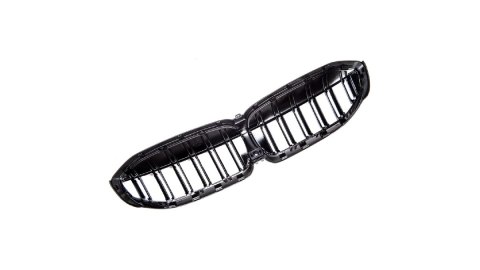 Grill BMW 3 G20 G21 podwójne żeberka Gloss Black