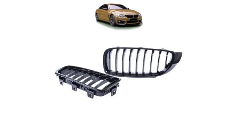 Grill BMW 4 F32 F82 F33 F83 F36 pojedyncze żeberka Gloss Black