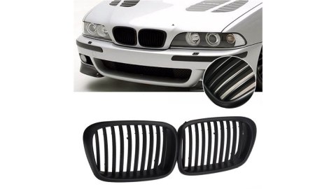 Grill BMW 5 E39 pojedyncze żeberka Matt Black