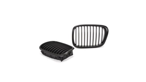 Grill BMW 5 E39 pojedyncze żeberka Matt Black