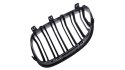 Grill BMW 5 E60 E61 podwójne żeberka Matt Black
