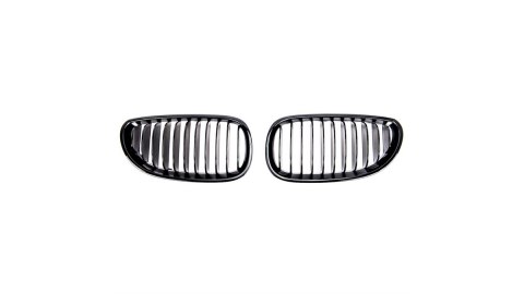 Grill BMW 5 E60 E61 pojedyncze żeberka Gloss Black