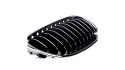 Grill BMW 5 E60 E61 pojedyncze żeberka Gloss Black