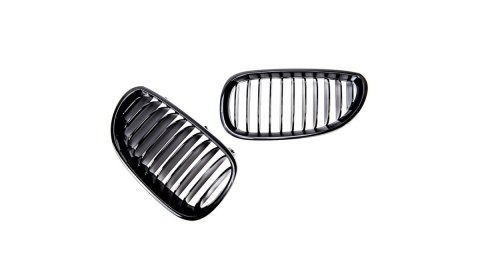 Grill BMW 5 E60 E61 pojedyncze żeberka Gloss Black