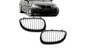 Grill BMW 5 E60 E61 pojedyncze żeberka Matt Black