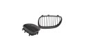 Grill BMW 5 E60 E61 pojedyncze żeberka Matt Black