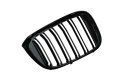 Grill BMW 5 F10 F11 podwójne żeberka Carbon Look
