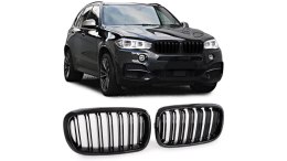 Grill BMW X5 F15 F85 X6 F16 F86 podwójne żeberka Gloss Black