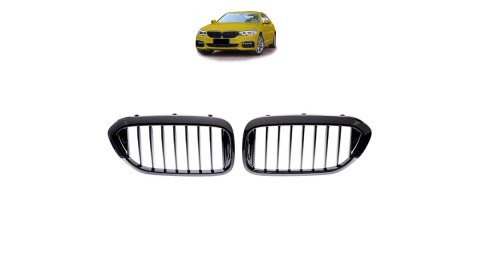 Grill BMW 5 G30 F90 G31 pojedyncze żeberka Gloss Black