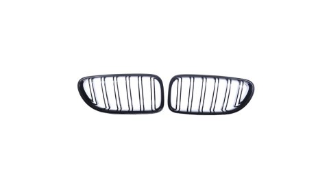 Grill BMW 6 F13 F12 F06 podwójne żeberka Gloss Black