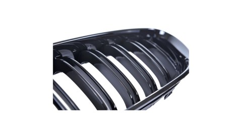 Grill BMW 6 F13 F12 F06 podwójne żeberka Gloss Black