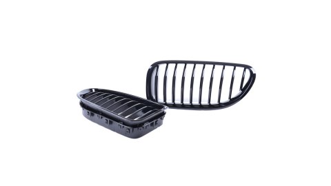 Grill BMW 6 F13 F12 F06 pojedyncze żeberka Gloss Black