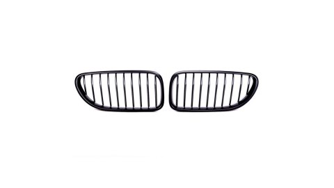 Grill BMW 6 F13 F12 F06 pojedyncze żeberka Matt Black