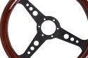 Kierownica 350mm Drewno Black
