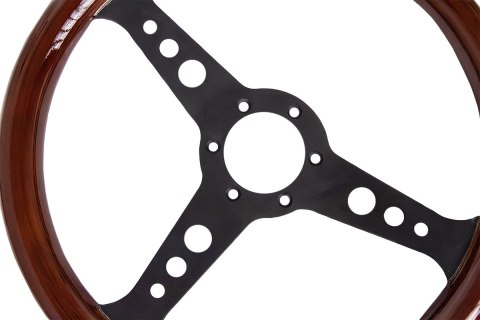 Kierownica 350mm Drewno Black