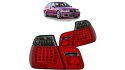Lampy BMW 3 E46 Facelift Tył LED Red-Smoke