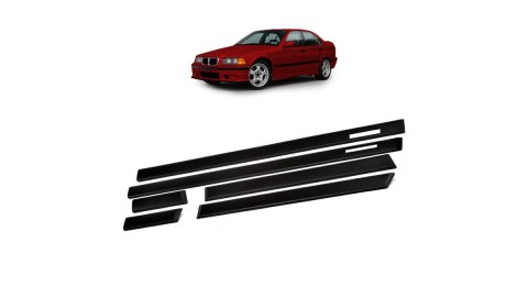 Listwy BMW 3 E36 Bok 6szt. Black