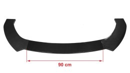 Uniwersalny splitter przedniego zderzaka 3 cz. Carbon Look