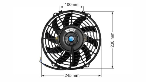 Wentylator TurboWorks 9" typ 2 tłoczący/ssący