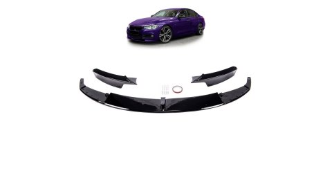 Dokładka BMW 3 F30 F31 Zderzak Przód Gloss Black