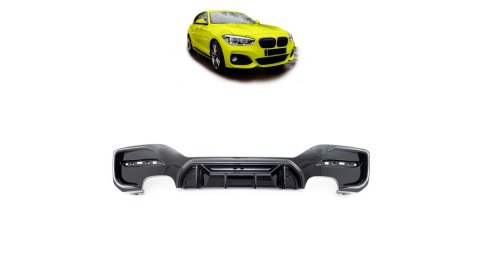 Dyfuzor BMW 1 F20 F21 Facelift Tył Gloss Black