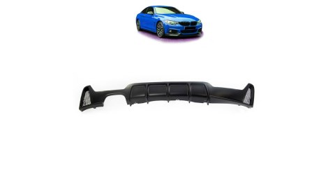 Dyfuzor BMW 4 F32 F33 F36 Tył Matt Black