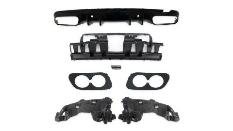 Dyfuzor Mercedes-Benz C W205 S205 Tył Black