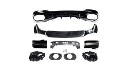 Dyfuzor Mercedes-Benz CLA C118 X118 Tył Gloss Black