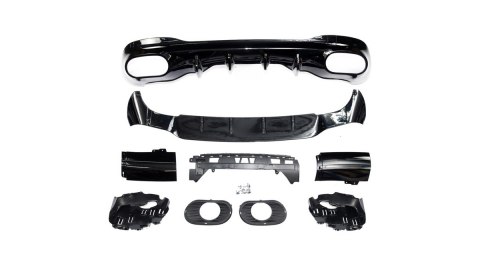 Dyfuzor Mercedes-Benz CLA C118 X118 Tył Gloss Black