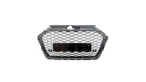 Grill Audi A3 8V Facelift Gloss Black