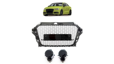 Grill Audi A3 8V Gloss Black