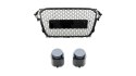 Grill Audi A4 B8 Facelift Gloss Black