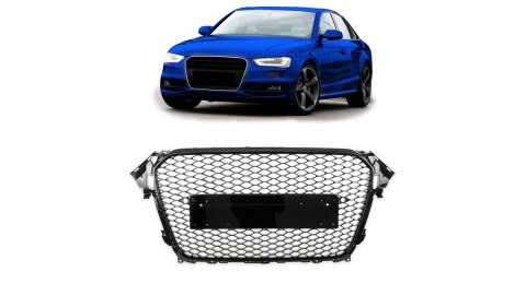 Grill Audi A4 B8 Facelift Gloss Black