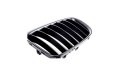 Grill BMW X1 E84 pojedyncze żeberka Matt Black