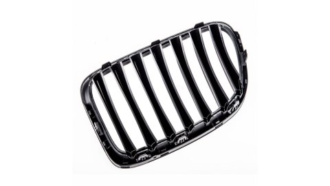 Grill BMW X1 E84 pojedyncze żeberka Matt Black