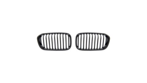Grill BMW 1 F20 F21 Facelift pojedyncze żeberka Matt Black