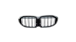 Grill BMW 1 F47 podwójne żeberka Gloss Black