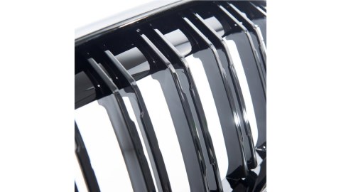 Grill BMW 2 F44 podwójne żeberka Gloss Black