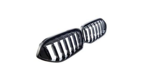 Grill BMW 2 F44 pojedyncze żeberka Gloss Black
