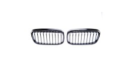 Grill BMW 2 F45 pojedyncze żeberka Gloss Black