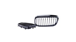 Grill BMW 2 F45 pojedyncze żeberka Gloss Black