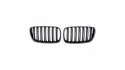Grill BMW X3 E83 Facelift pojedyncze żeberka Matt Black
