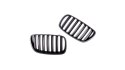 Grill BMW X3 E83 Facelift pojedyncze żeberka Matt Black