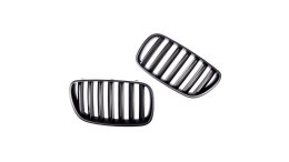 Grill BMW X3 E83 Facelift pojedyncze żeberka Matt Black