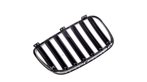 Grill BMW X3 E83 Facelift pojedyncze żeberka Matt Black