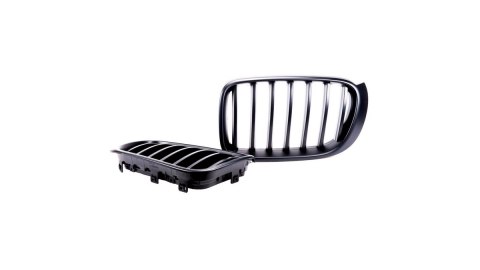 Grill BMW X3 F25 X4 F26 Facelift pojedyncze żeberka Matt Black