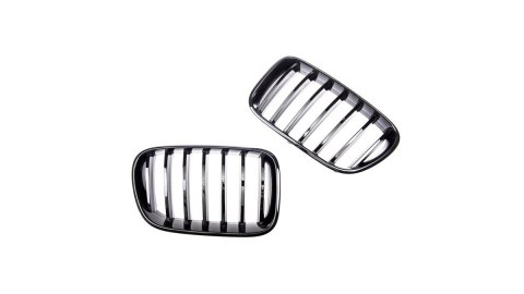 Grill BMW X3 F25 pojedyncze żeberka Gloss Black