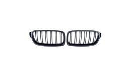 Grill BMW 3 F30 F31 podwójne żeberka Matt Black
